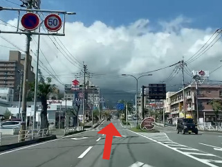 国道10号線から