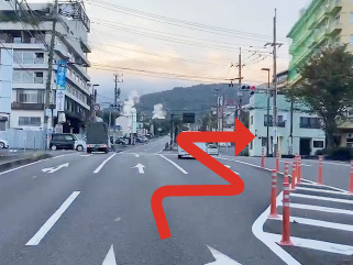 別府ICから